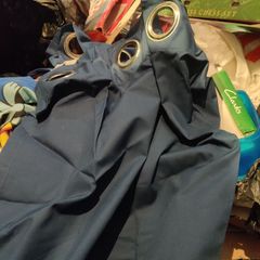 Curtains ,Navy ,heavy .