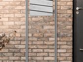 Standing Letter Box with Newspaper Compartment