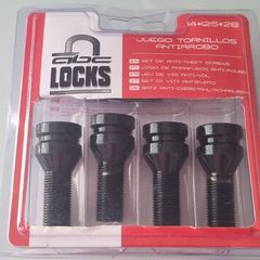Anti theft wheel bolts