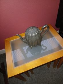 Antique Pewter Teapot