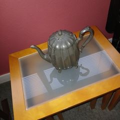 Antique Pewter Teapot