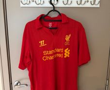 Liverpool FC 2013/14 Warrior Home Shirt Vintage Retro Size L