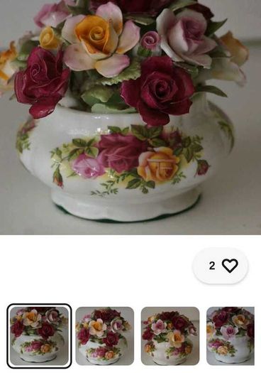 Royal Albert Old Country Roses Bone China Round Rose Bouquet