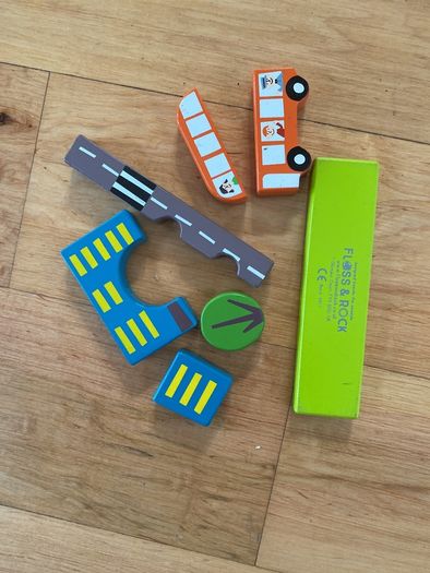 Wooden puzzle preschool by Floss and Rock