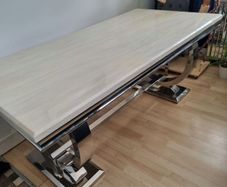 marble kitchen table