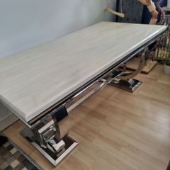 marble kitchen table