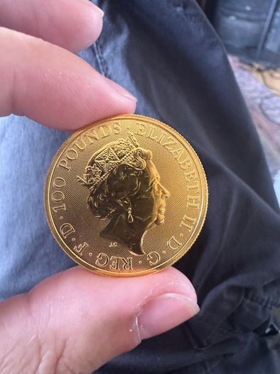 2019 1oz Yale Of Beaufort Gold Coin Queen's Beasts