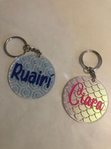 Personalised keychains