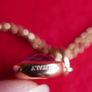 Bronzallure Milano Italy Golden Rose 18Kt Plated - Rose Quartz Necklace Image 10