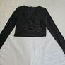 Krisa (Revolve) Black Cutout Crop Top Image 2