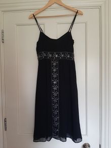 Black glitter dress - Size 10