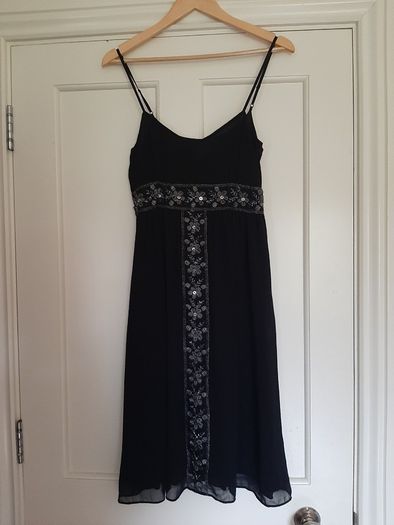 Black glitter dress - Size 10