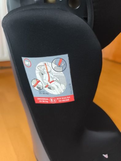 High backed booster car seat