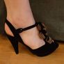 Dune Real Suede High Heels - UK6 Image 4