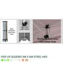 Gazebo Marquee Steel Hexagonal Frame 40mm 3m x 6m Image 8