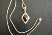 silver necklace