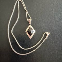 silver necklace