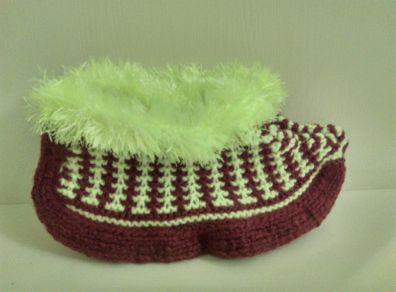 Knitted Slippers x 2