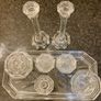 Art Deco crystal dressing table set 1940s Image 2