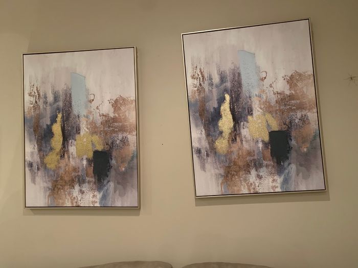 Wall art framed canvas
