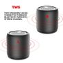 Bluetooth Speaker, Portable Mini Wireless Speakers Bluetooth 5.0 Outdoor Speaker with HD Stereo HiFi Bass, 1200mAh Battery, 24 Hour Playtime, IPX4 Waterproof Speaker for Shower, Travel, Sport Image 8