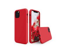 Liquid Silicone Case For iPhone 11 Pro Max Luxury Thin Soft Phone Cover New Red - FHT5IP11PMLK