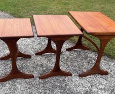 Authentic vintage G Plan, teak, with the distinctive curved/ whale tail feet c1960