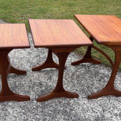 Authentic vintage G Plan, teak, with the distinctive curved/ whale tail feet c1960