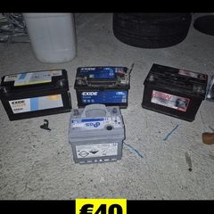 Car batteries