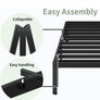 Double Bed Frame 30.5 cm High with Rounded Corner Legs Image 5