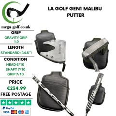 LA Golf Gen1 Malibu Putter / 34.5"