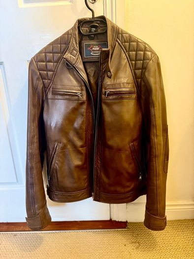 Aviatrix Brown Leather Jacket