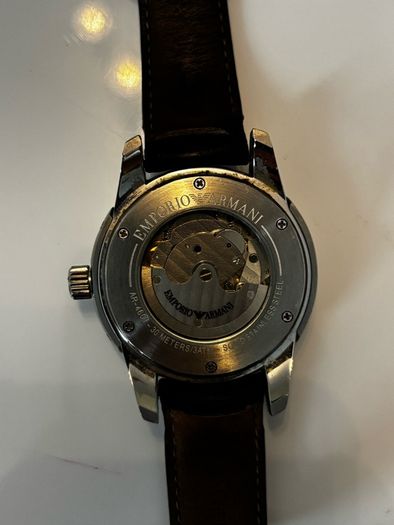 Emporio Armani Meccanico Automatic Mens Watch AR 4601  Power Reserve  Box