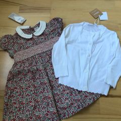 M&S dress and cardigan 9-12 months