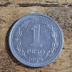 Argentina, 1 Peso 1959 Coin - free standard postage