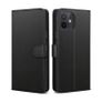 For iPhone 12 Mini Wallet Case Cover Flip Book PU Leather Holder Card Slots Black - FHT07IPK1 Image 7
