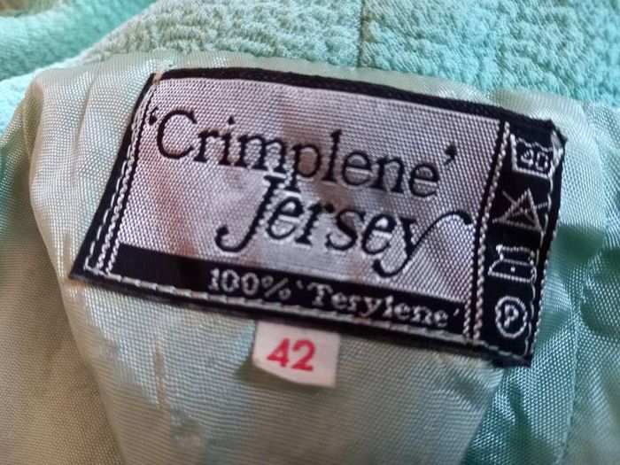 Rare Vintage 1960s Two Piece Mint Green New