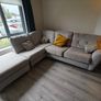 EZ Living Aria Medium L-Shaped Sofa - Brooklyn Silver Image 2