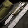 7 In 1 Multifunctional Outdoor Tableware Stainless Steel Foldable Fork Spoon Knife Picnic Camping Hiking Travelling Dinnerware Image 2