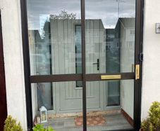 Aluminium Brown Sliding Patio Door