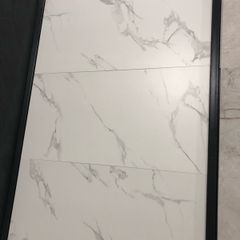 1200 x 600mm Carrara Blanco Matt Porcelain Tiles - Clearance