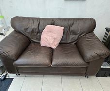 2 Seat Leather Sofa