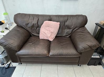 2 Seat Leather Sofa