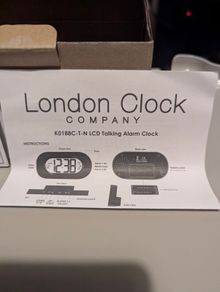 London Talking Alarm Clock