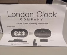 London Talking Alarm Clock