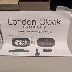 London Talking Alarm Clock