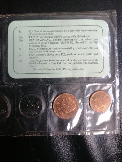 1969 Fiji Specimen Coin Set