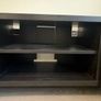IKEA BESTA TV Bench with Doors - Black Brown 180cm Image 4