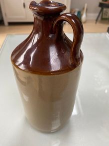 stoneware  8 inch jug Pearsons of chesterfield