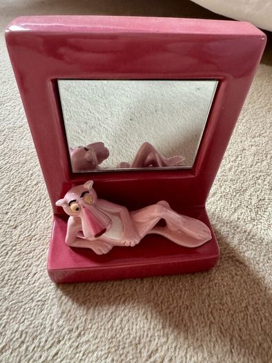 Vintage 1980s Pink Panther Ceramic Collection, 8 Pieces, Royal Orleans